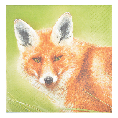 Servilletas de Papel Zorro 33x33cm